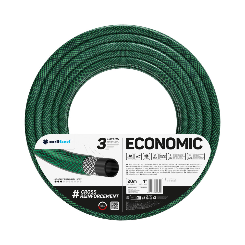 Wąż ogrodowy ECONOMIC 1″ 20 m