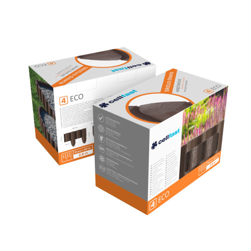Palisada ogrodowa 4 ECO brązowa