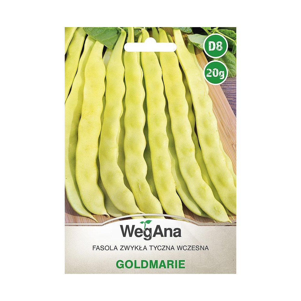 Fasola szparagowa tyczna Goldmarie 20 g Fasola szparagowa tyczna Goldmarie 20 g