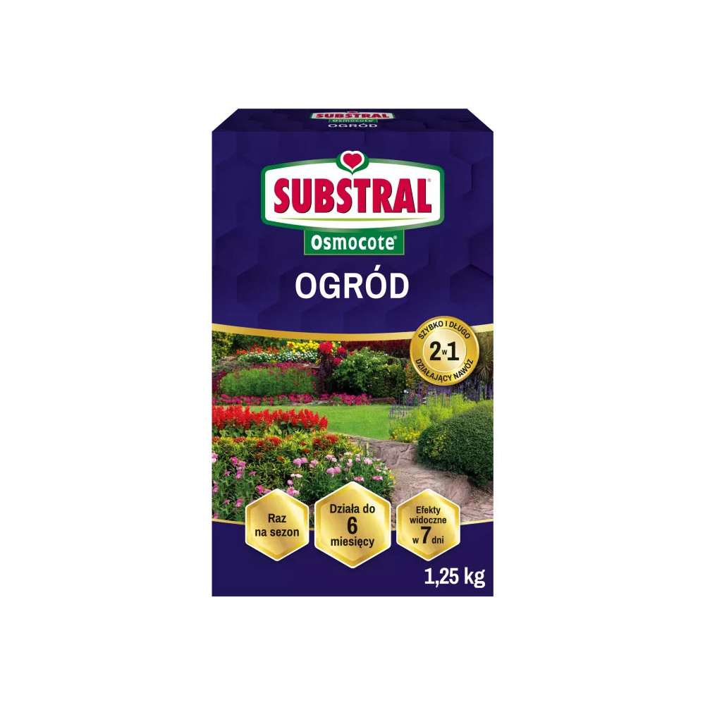 SUBSTRAL Osmocote 2w1 Ogród 1,25 kg