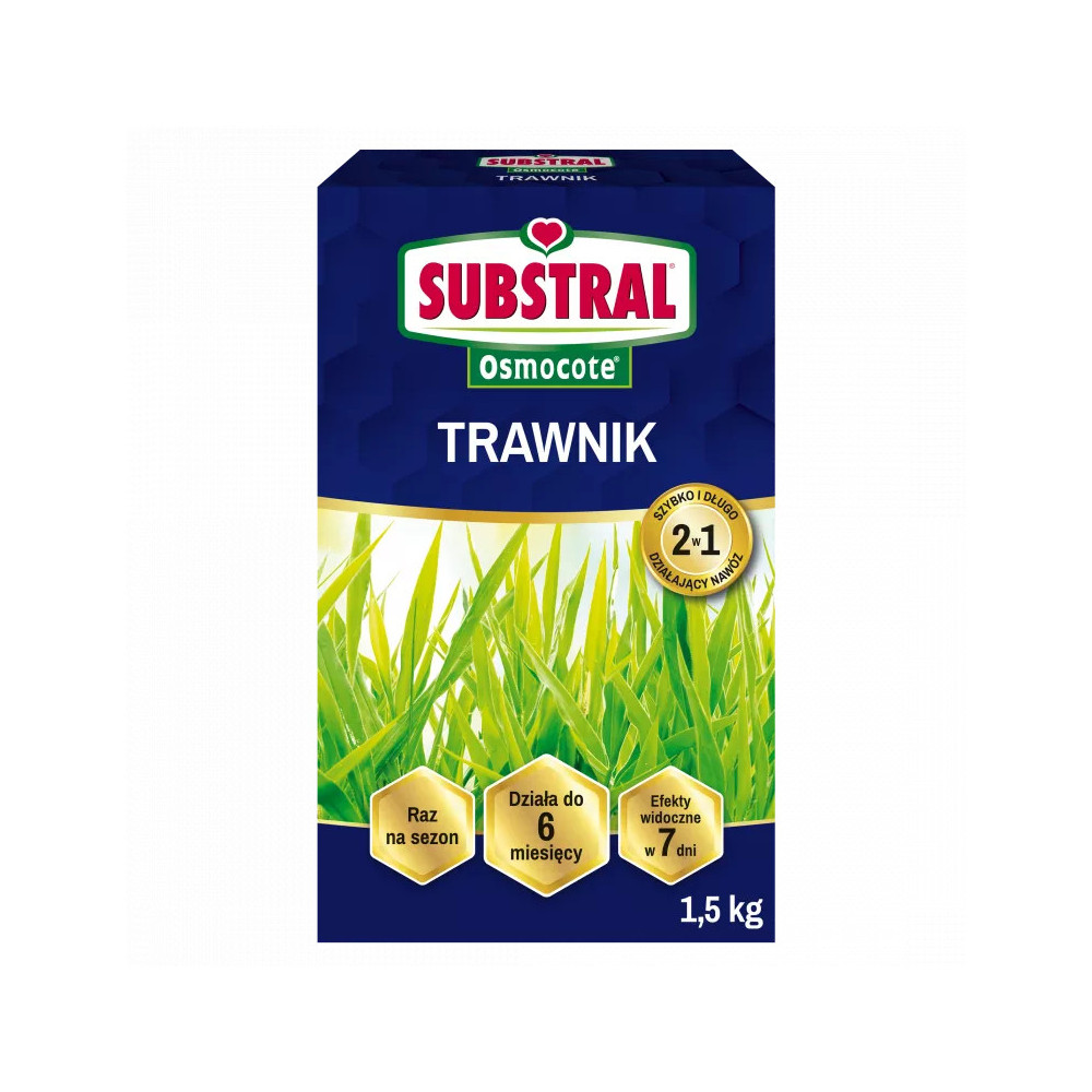 SUBSTRAL Osmocote 2w1 do Trawnika 1,5 kg