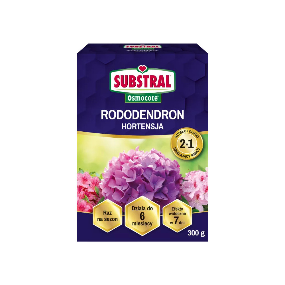 SUBSTRAL Osmocote 2w1 do Rododendronów i Hortensji 300 g