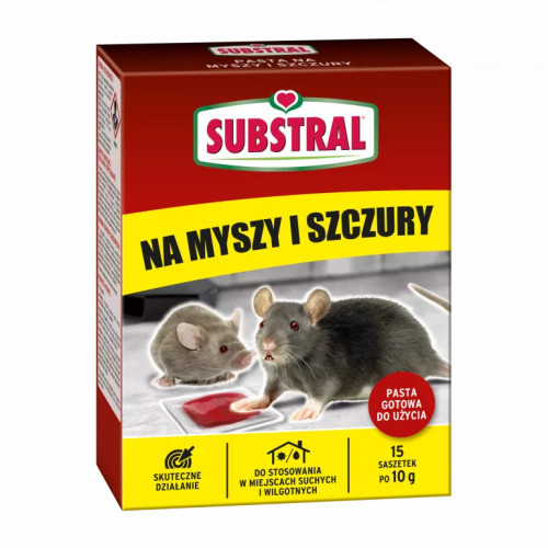 SUBSTRAL Pasta na myszy i szczury 150 g