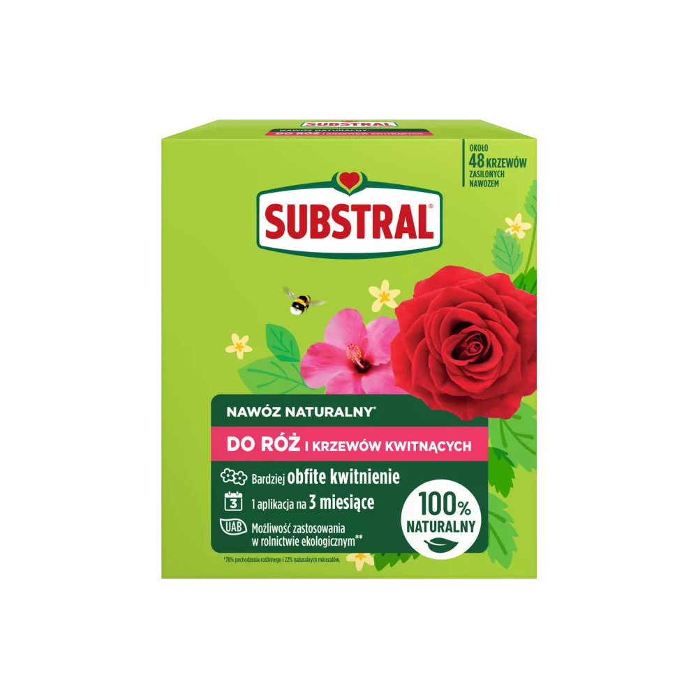 SUBSTRAL Nawóz naturalny do Róż 1,2 kg