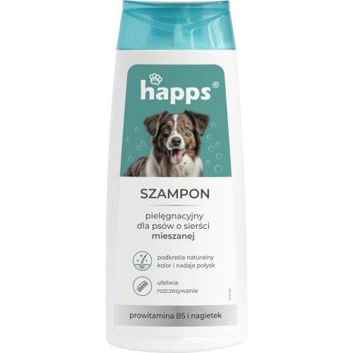 HAPPS – Szampon pielęgnacyjny dla psów o sierści mieszanej 200 ml
