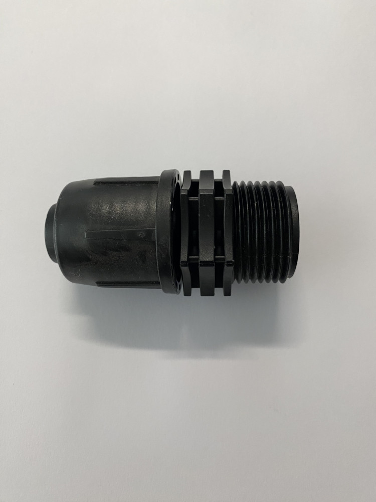 Łącznik przelotowy fi 25 mm na gwint 1"